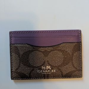 NWOT Coach Envelope Card Holder